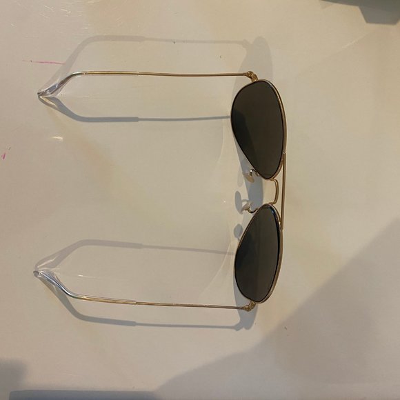 Blue/ Grey Reflective Aviator Ray Bans - Picture 7 of 8